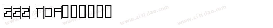 ZZZ Top字体转换